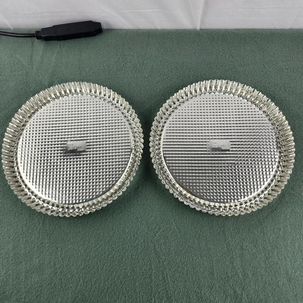 The Pampered Chef Flat Flan Pan Set Two 10